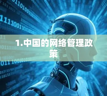 1.中国的网络管理政策 1.中国的网络管理政策