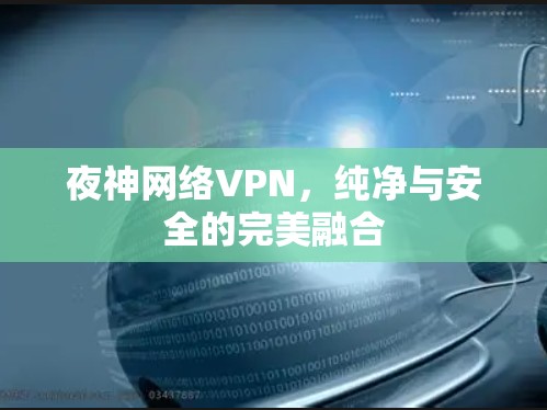 夜神网络VPN，纯净与安全的完美融合