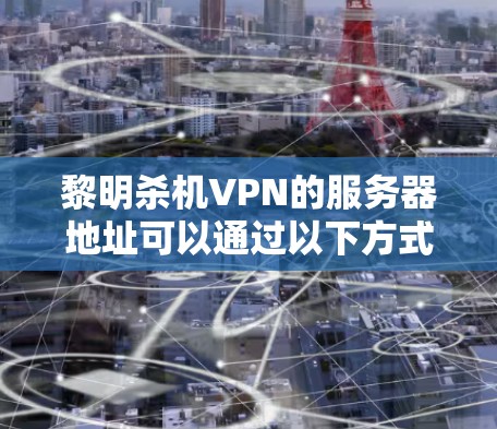 黎明杀机VPN的服务器地址可以通过以下方式获取