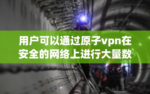 用户可以通过原子vpn在安全的网络上进行大量数据访问和操作，同时保持数据的安全性。它适用于需要高安全性和数据完整性的场景，如企业内部数据传输、远程办公等