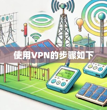 使用VPN的步骤如下