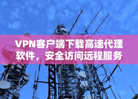 VPN客户端下载高速代理软件，安全访问远程服务器