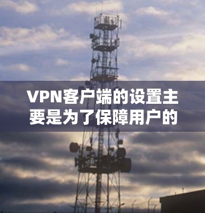 VPN客户端的设置主要是为了保障用户的网络访问安全和隐私。以下是常见的设置说明，供您参考