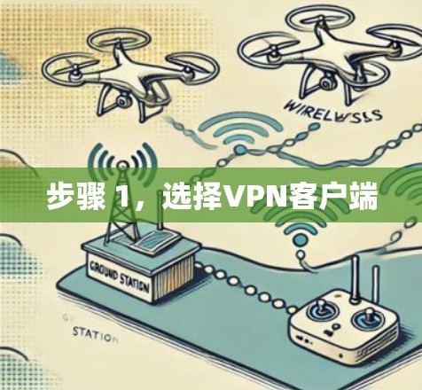 步骤 1，选择VPN客户端