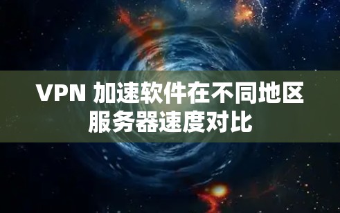 VPN 加速软件在不同地区服务器速度对比
