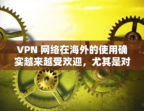 VPN 网络在海外的使用确实越来越受欢迎，尤其是对于需要安全、可靠的网络连接用户来说。以下是基于多种因素选择 VPN 网络海外线路的详细指南