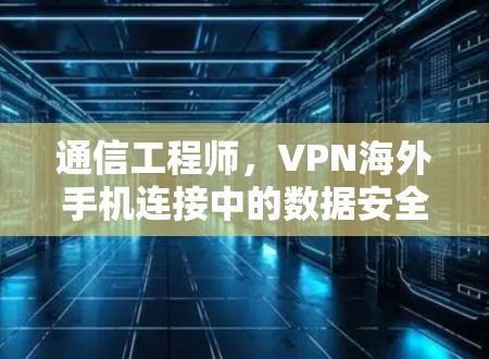通信工程师，VPN海外手机连接中的数据安全与隐私保护