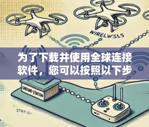 为了下载并使用全球连接软件，您可以按照以下步骤进行操作