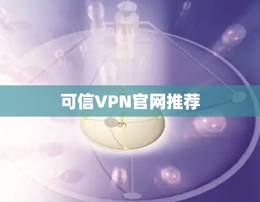 可信VPN官网推荐