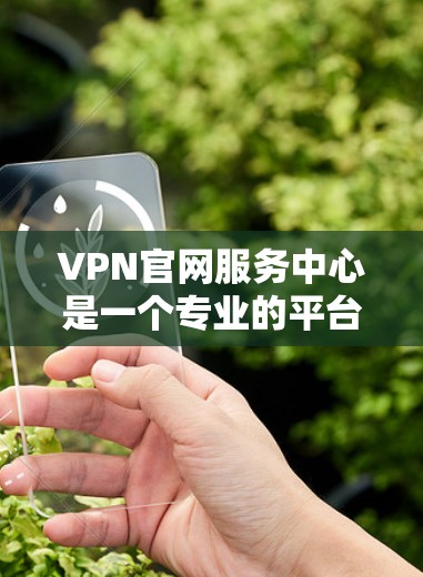 VPN官网服务中心是一个专业的平台，提供从注册到管理设置的完整服务流程，帮助用户安全、有效地使用VPN功能。以下是对该服务的分步指南