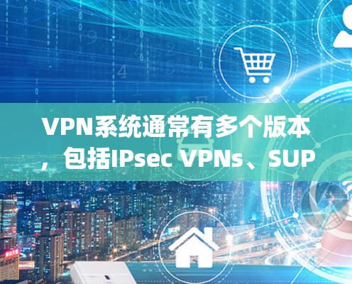 VPN系统通常有多个版本，包括IPsec VPNs、SUPA VPNs、UPAP VPNs等。官方的IPsec VPNs是最新的版本，支持最新的OpenVPN架构，并且在安全性和性能方面表现优异