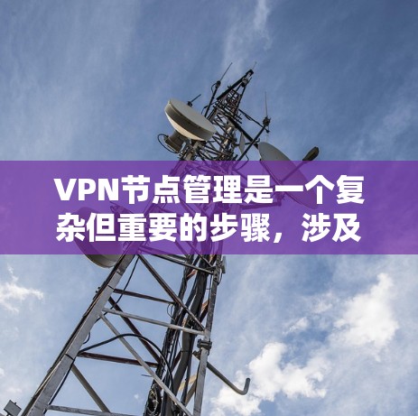 VPN节点管理是一个复杂但重要的步骤，涉及多个方面。以下是对VPN节点管理的总结和详细步骤