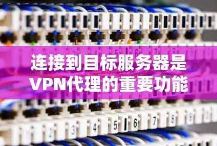 连接到目标服务器是VPN代理的重要功能，以下是使用VPN代理连接到目标服务器的步骤和方法