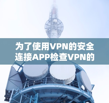 为了使用VPN的安全连接APP检查VPN的安全性，可以按照以下步骤操作