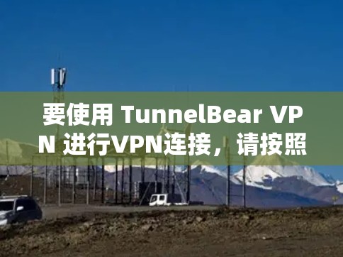 要使用 TunnelBear VPN 进行VPN连接，请按照以下步骤操作