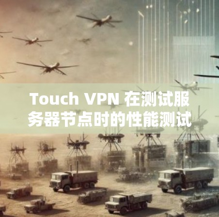 Touch VPN 在测试服务器节点时的性能测试可以帮助你评估其在不同配置下的稳定性、负载均衡能力和容灾能力。以下是一些可能的测试点和方法