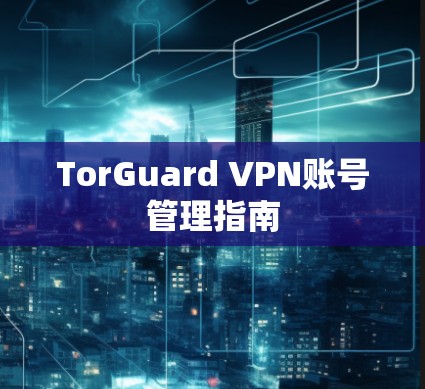 TorGuard VPN账号管理指南
