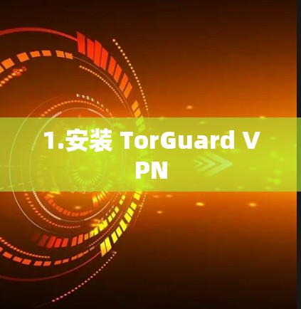1.安装 TorGuard VPN
