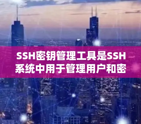 SSH密钥管理工具是SSH系统中用于管理用户和密钥的工具，涵盖了生成、读取、保存和重置密钥文件的功能。以下是对这些工具的详细总结和解释