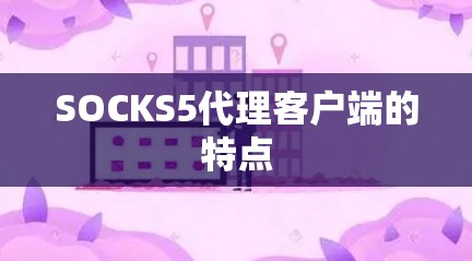 SOCKS5代理客户端的特点 SOCKS5代理客户端的特点