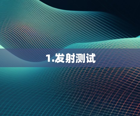 1.发射测试