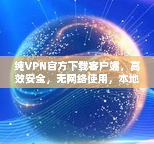 纯VPN官方下载客户端，高效安全，无网络使用，本地存储，全场景保护